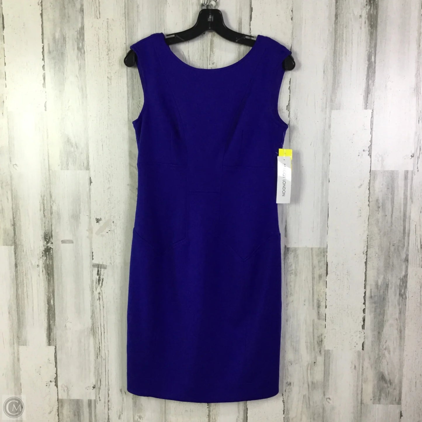 Dress Work By Maggy London In Blue, Size: M