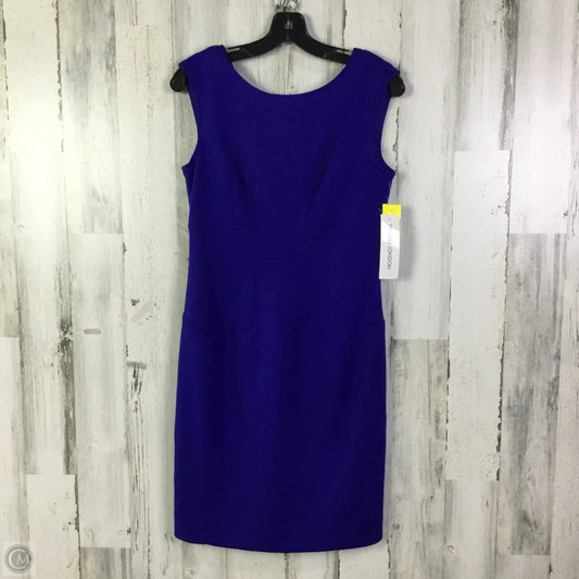 Dress Work By Maggy London In Blue, Size: M