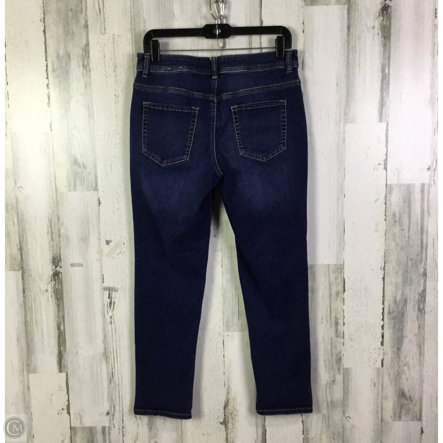 Jeans Skinny By Chicos In Blue Denim, Size: 4