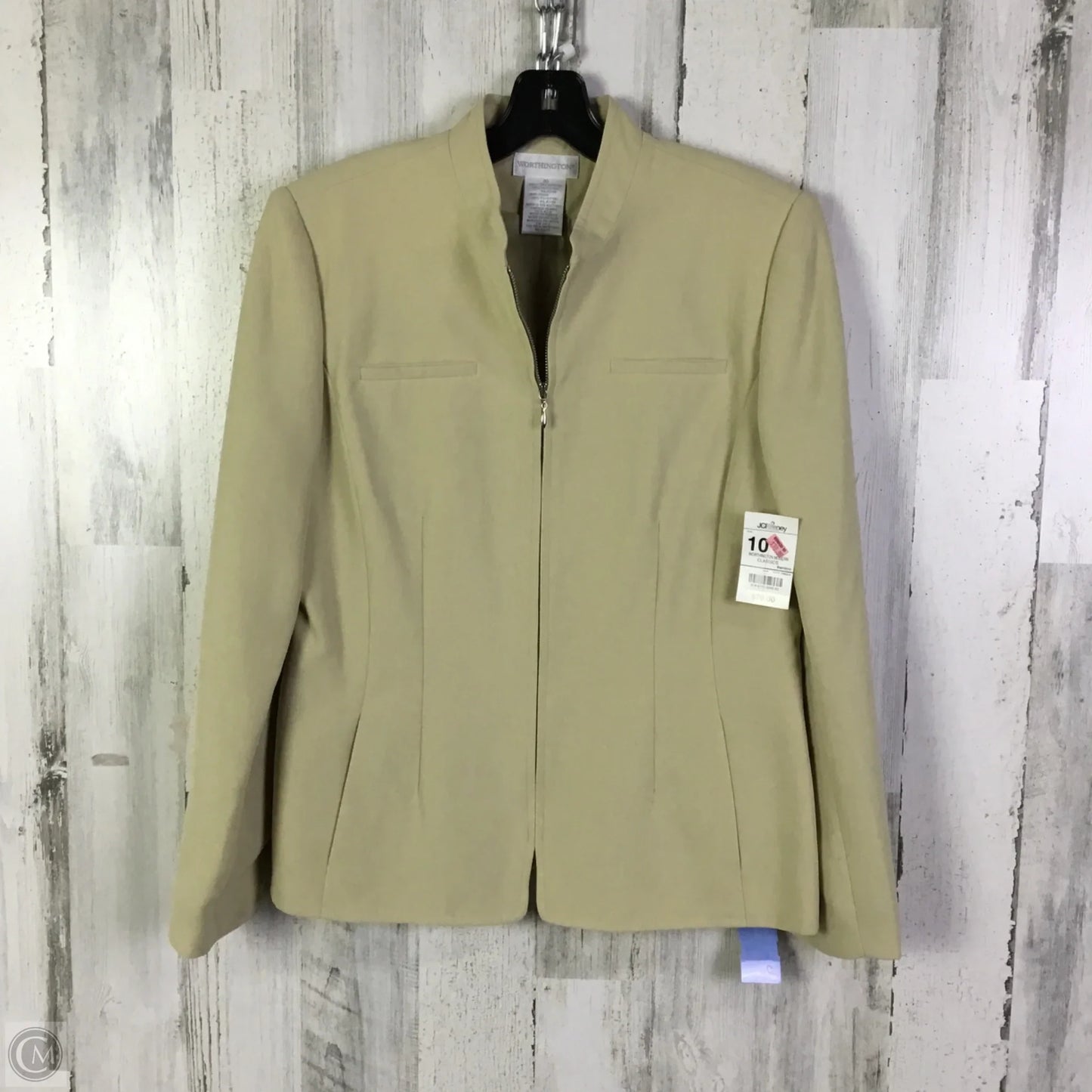 Blazer By Worthington In Cream, Size: M
