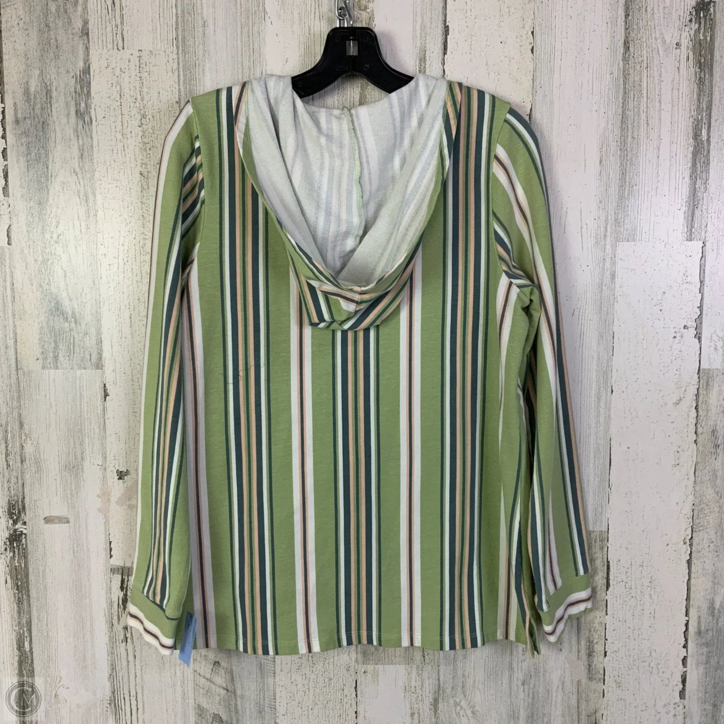 Sweatshirt Hoodie By D&co. In Green, Size: S
