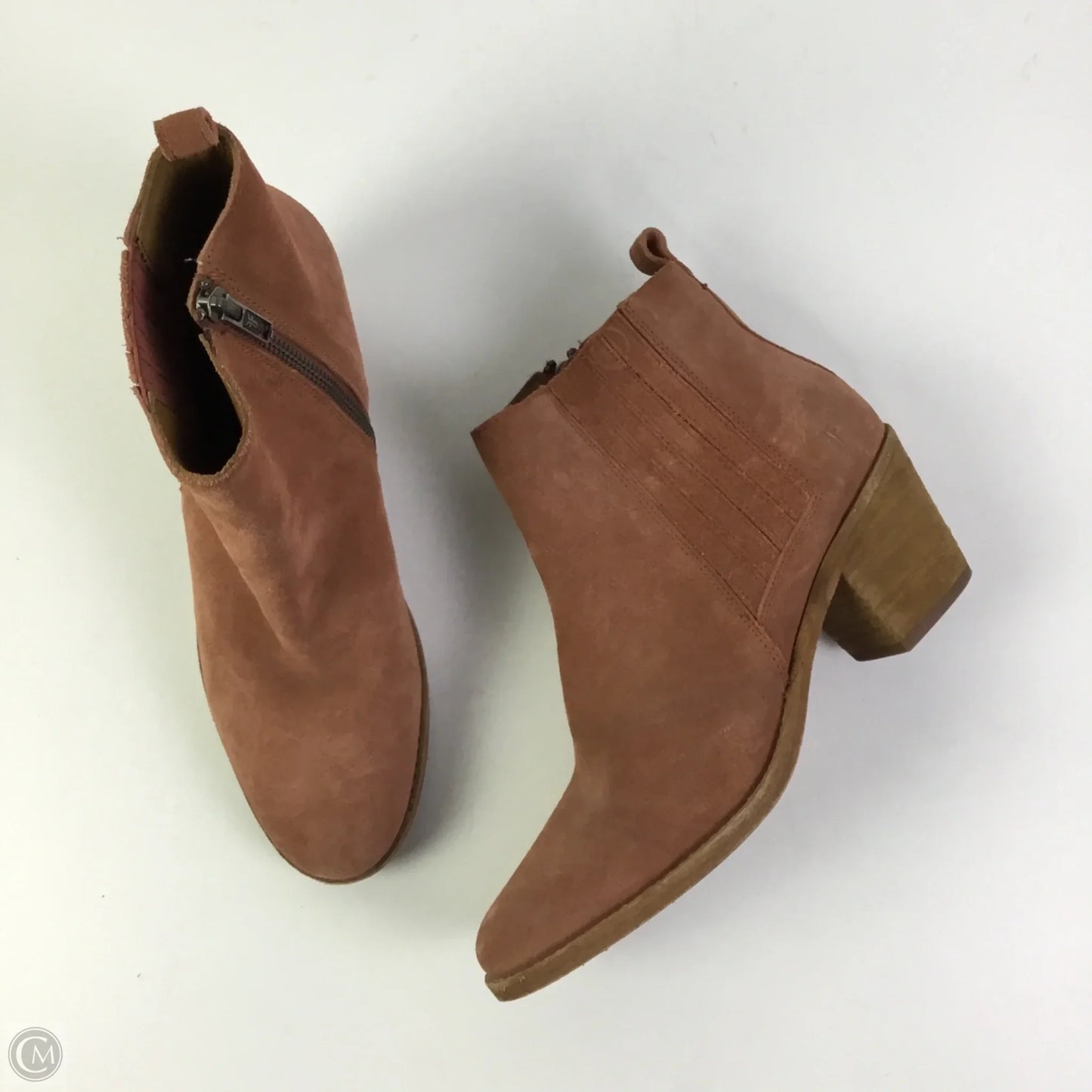 Boots Designer By Frye In Orange, Size: 10