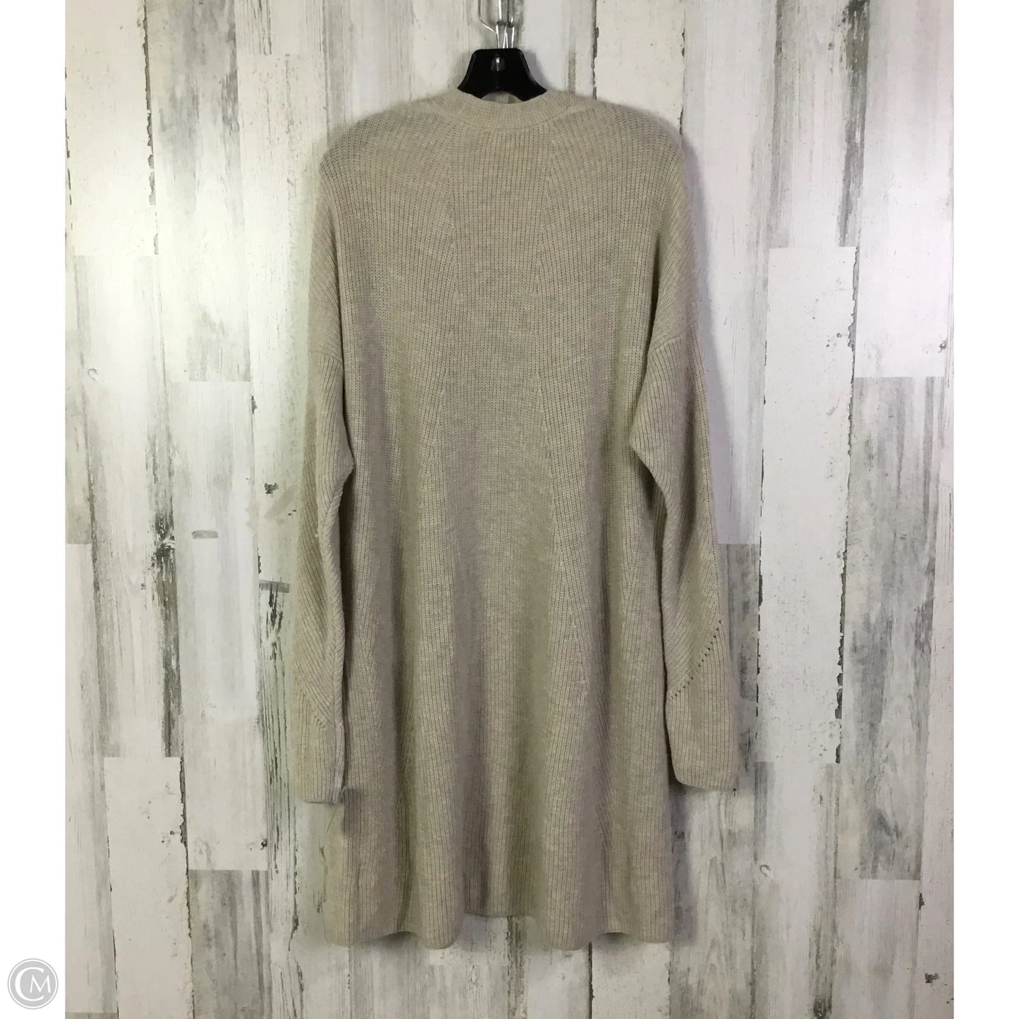 Sweater Cardigan By Gap In Cream, Size: Xl