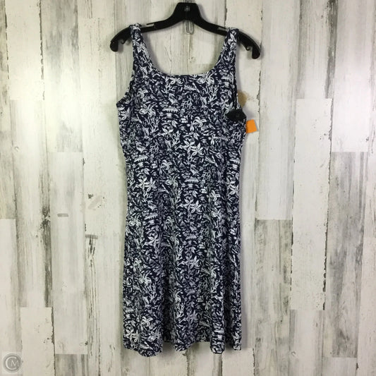 Athletic Dress By Columbia In Blue & White, Size: L