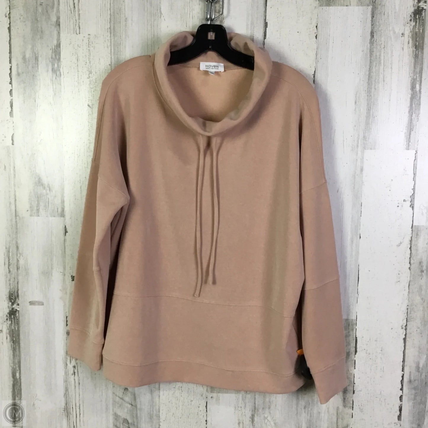 Sweatshirt Collar By Haven In Pink, Size: M