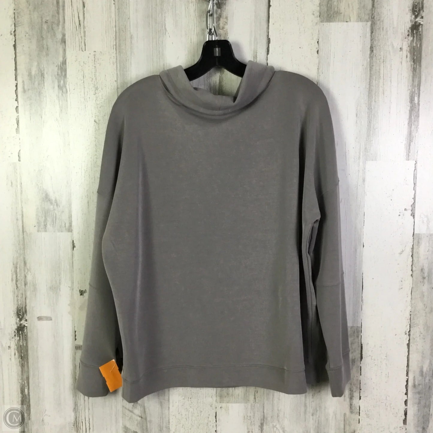 Sweatshirt Collar By Haven In Grey, Size: M