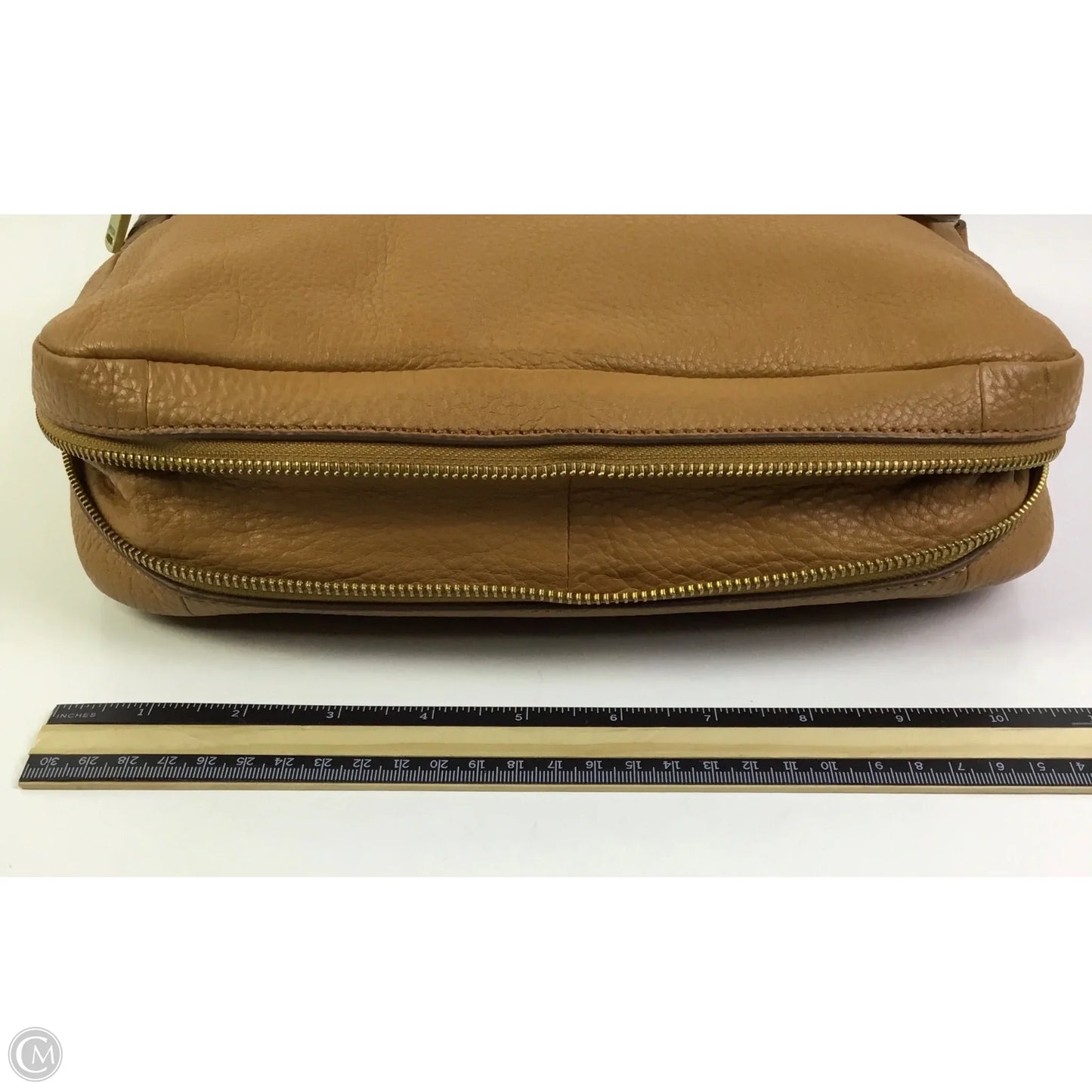 Crossbody Leather By Fossil, Size: Medium