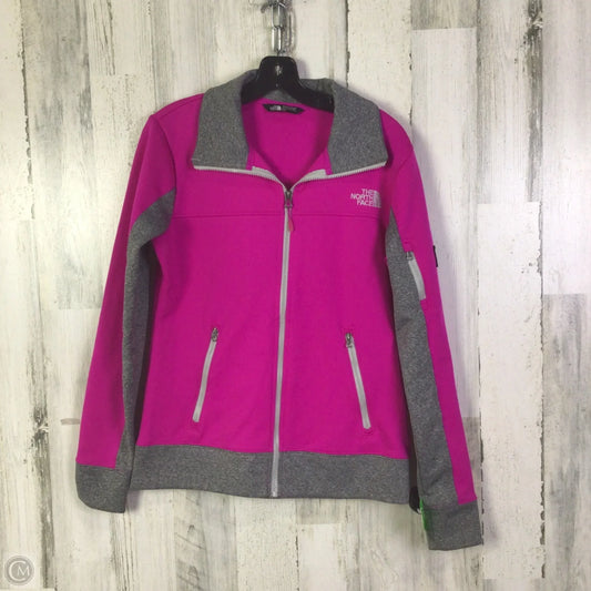 Athletic Jacket By The North Face In Pink, Size: M