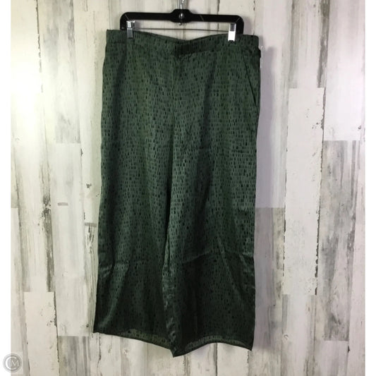 Pants Wide Leg By Eileen Fisher In Green, Size: 12