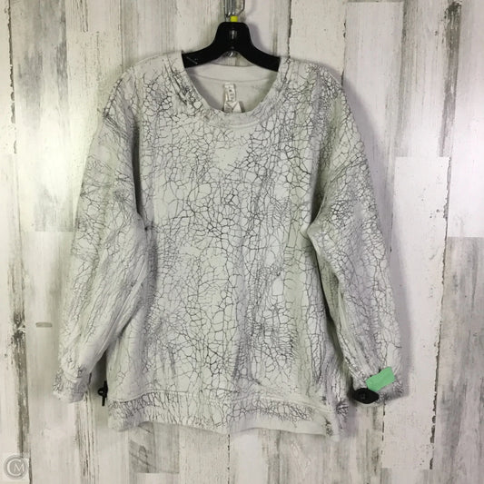 Sweatshirt Crewneck By Lululemon In White, Size: 8