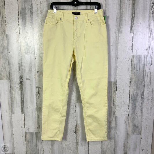 Jeans Boyfriend By Banana Republic In Yellow, Size: 8
