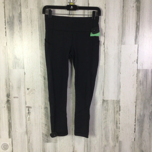 Athletic Leggings Capris By Lululemon In Black, Size: 4