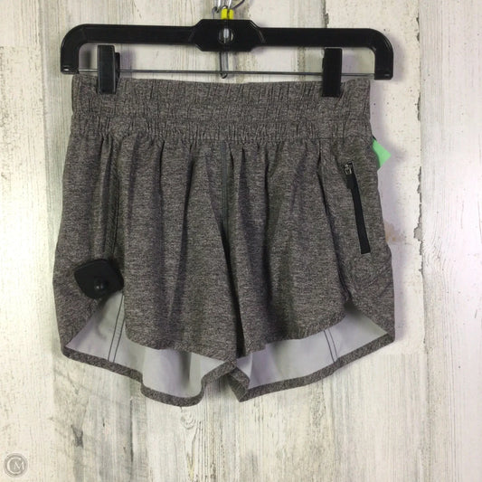Athletic Shorts By Lululemon In Grey, Size: 6