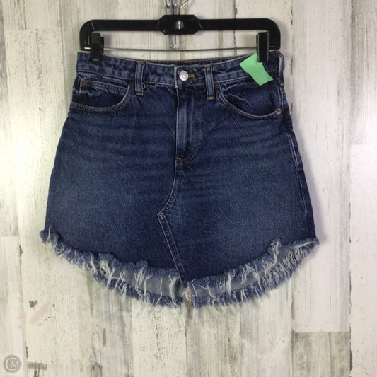 Skirt Mini & Short By We The Free In Blue Denim, Size: 2
