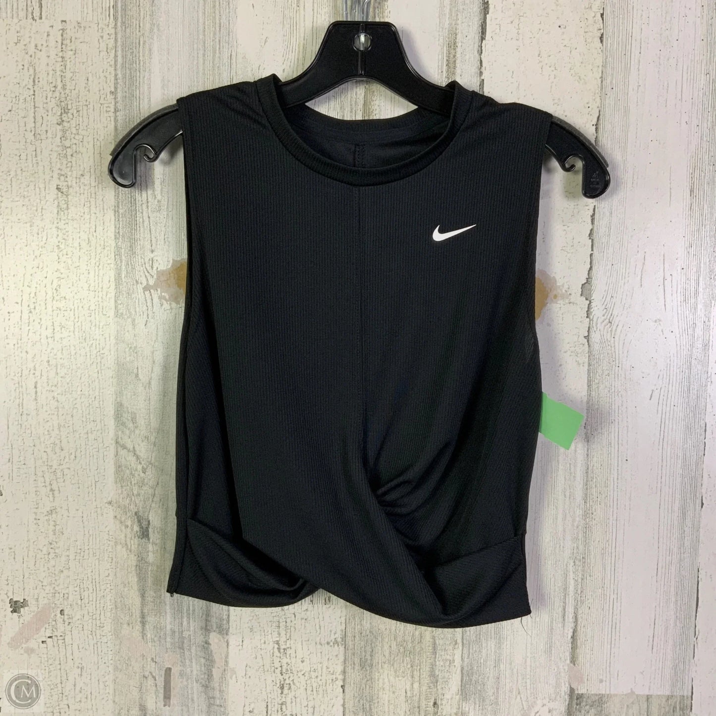 Athletic Tank Top By Nike Apparel In Black, Size: M
