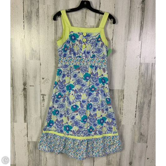 Dress Casual Short By Clothes Mentor In Blue & White, Size: S