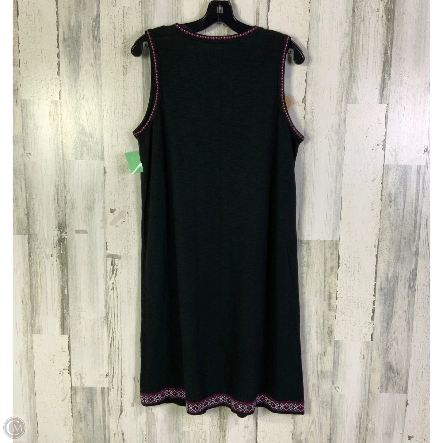 Dress Casual Short By J. Jill In Black & Pink, Size: M