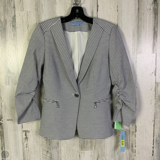 Blazer By Antonio Melani In Blue & White, Size: Xs