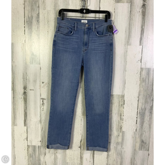 Jeans Straight By Hudson In Blue Denim, Size: 6