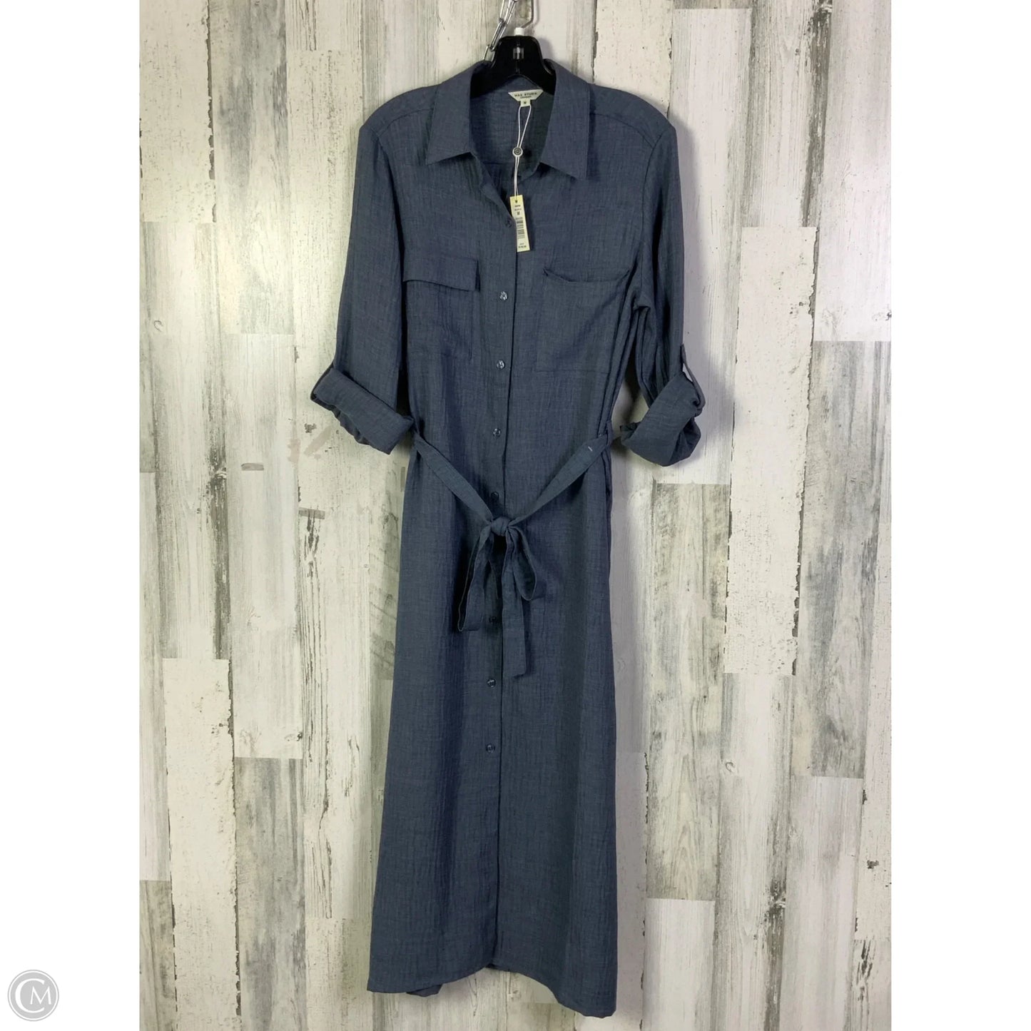 Dress Casual Maxi By Max Studio In Grey, Size: M