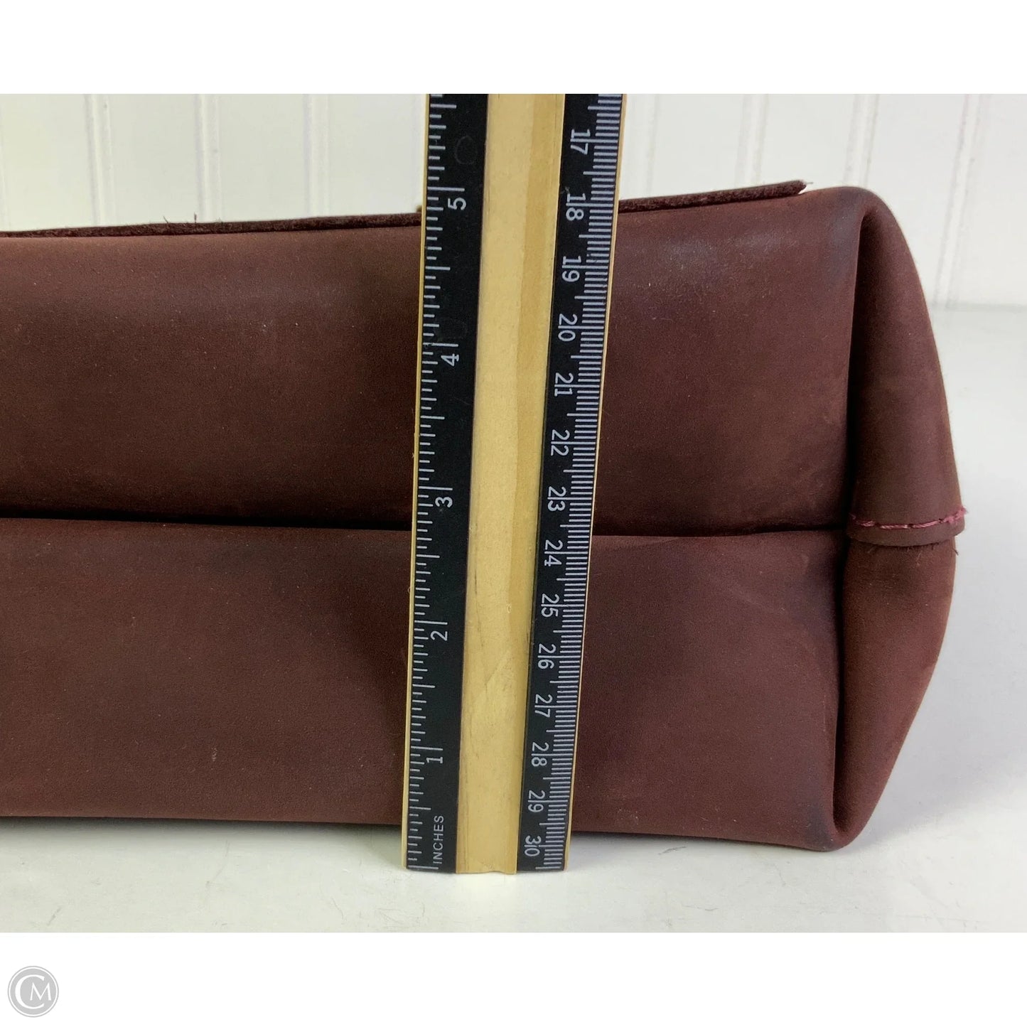 Handbag Leather By Portland Leather, Size: Medium