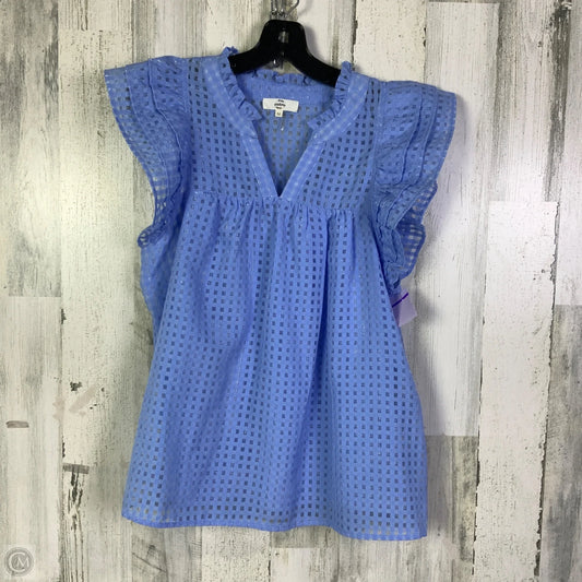 Top Short Sleeve By Entro In Blue, Size: M