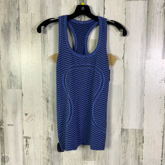 Athletic Tank Top By Lululemon In Blue, Size: 6