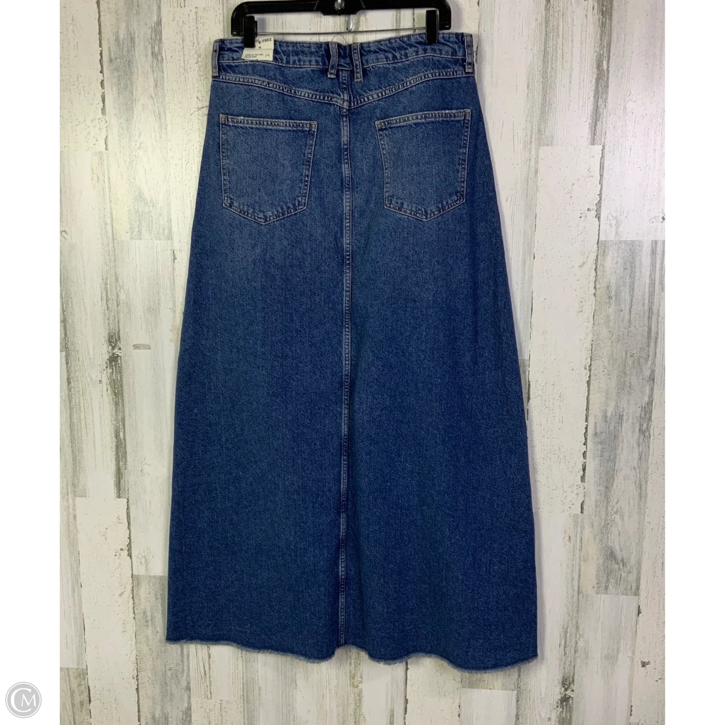 Skirt Maxi By We The Free In Blue Denim, Size: 14