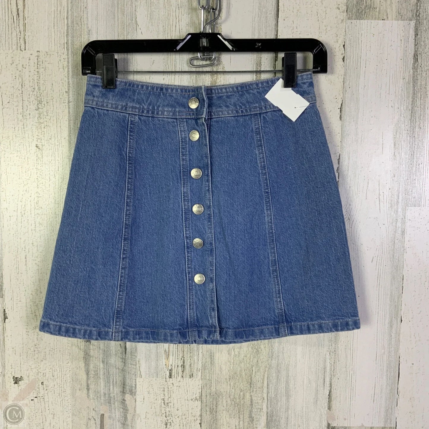 Skirt Mini & Short By Madewell In Blue Denim, Size: 0