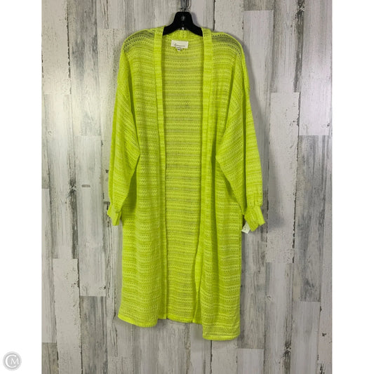 Cardigan By Anthropologie In Yellow, Size: Osfm