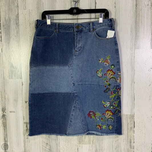 Skirt Mini & Short By Sundance In Blue Denim, Size: 8