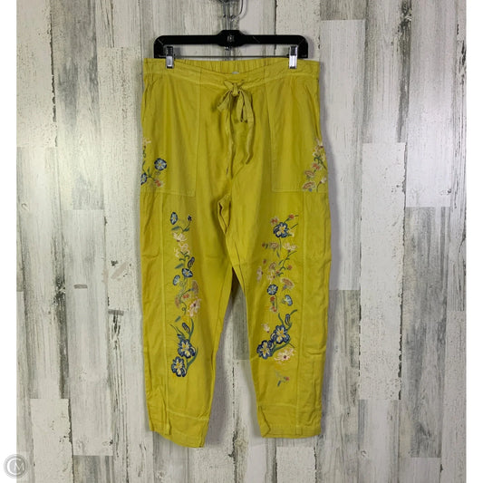 Pants Joggers By Sundance In Yellow, Size: 8