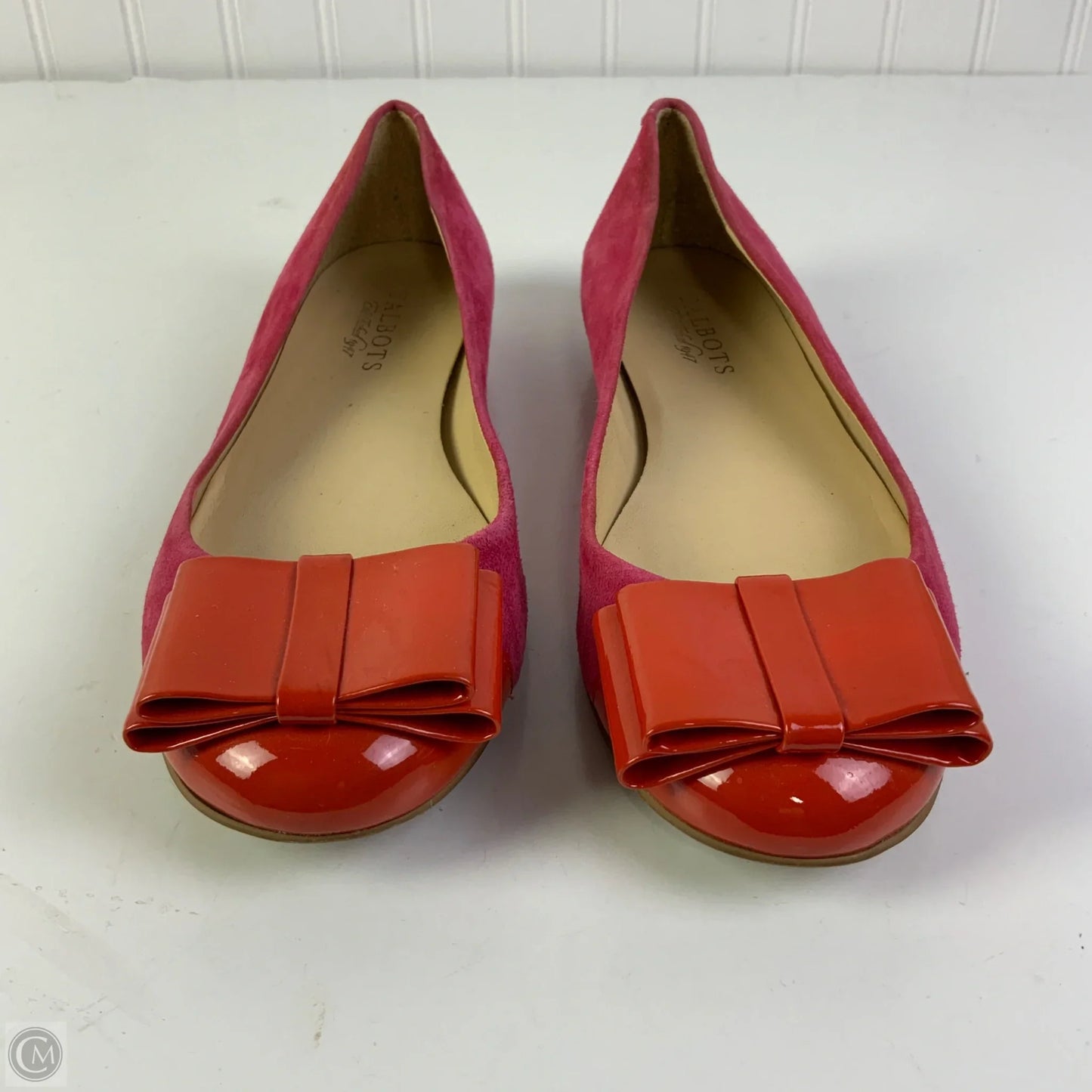 Shoes Flats By Talbots In Orange & Pink, Size: 7.5