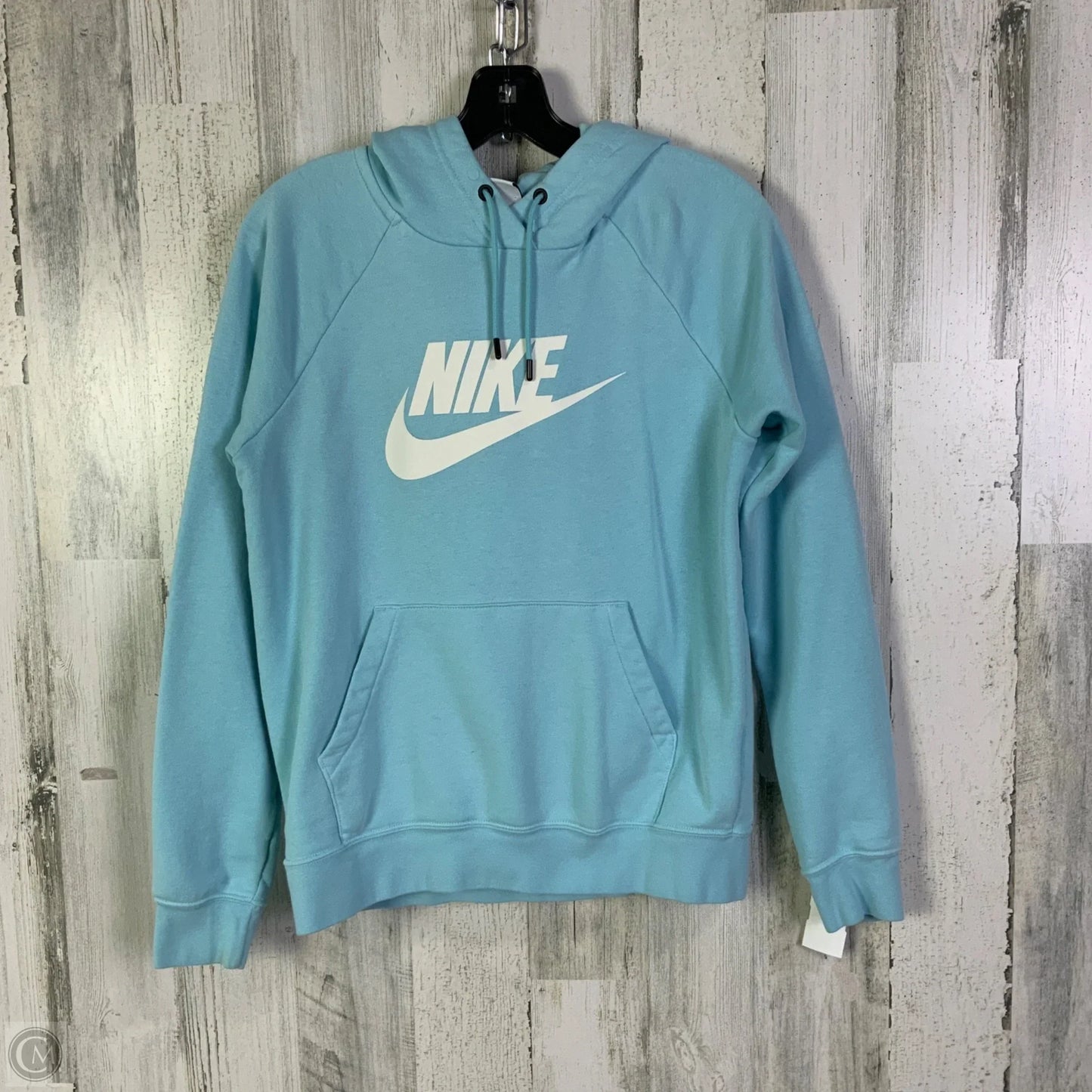 Sweatshirt Hoodie By Nike Apparel In Green, Size: S