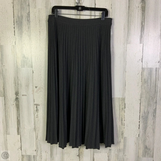 Skirt Maxi By Loft In Grey, Size: 10