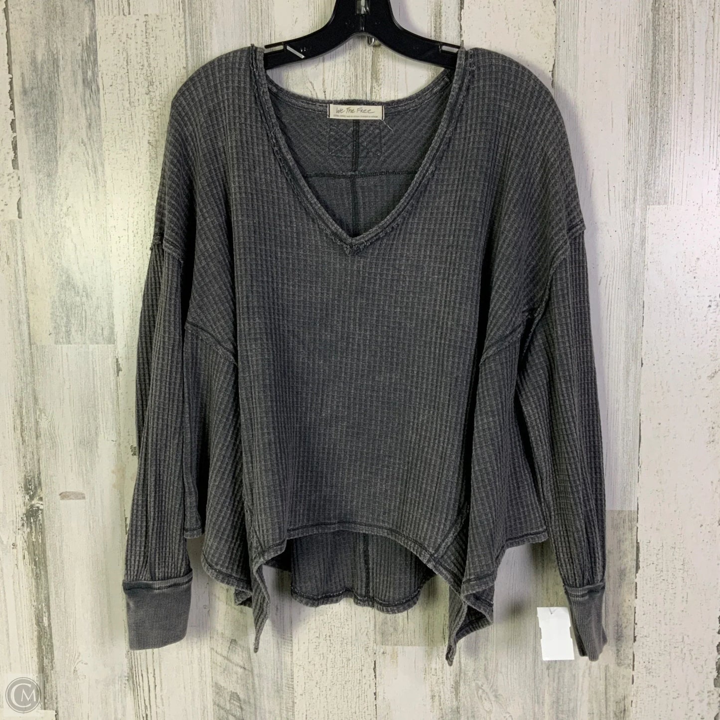 Top Long Sleeve By We The Free In Grey, Size: Xs