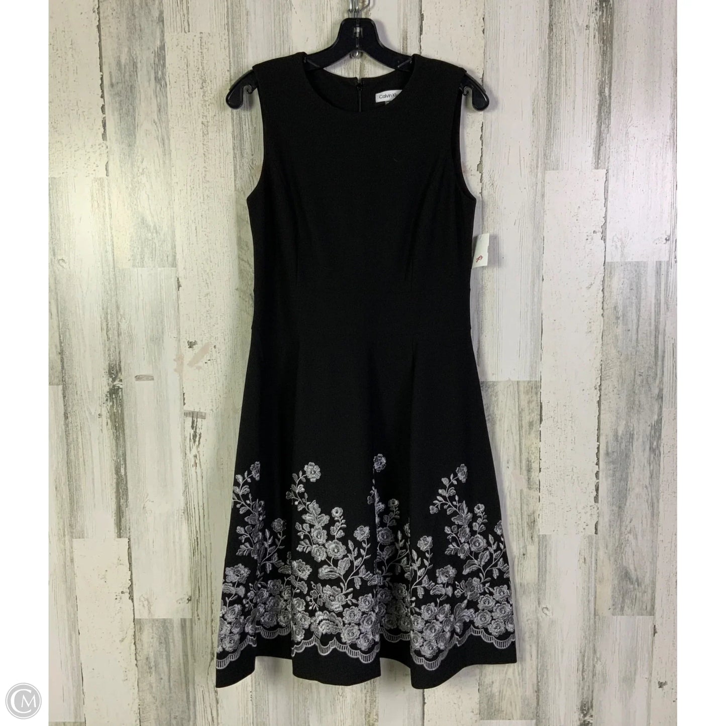 Dress Work By Calvin Klein In Black, Size: M