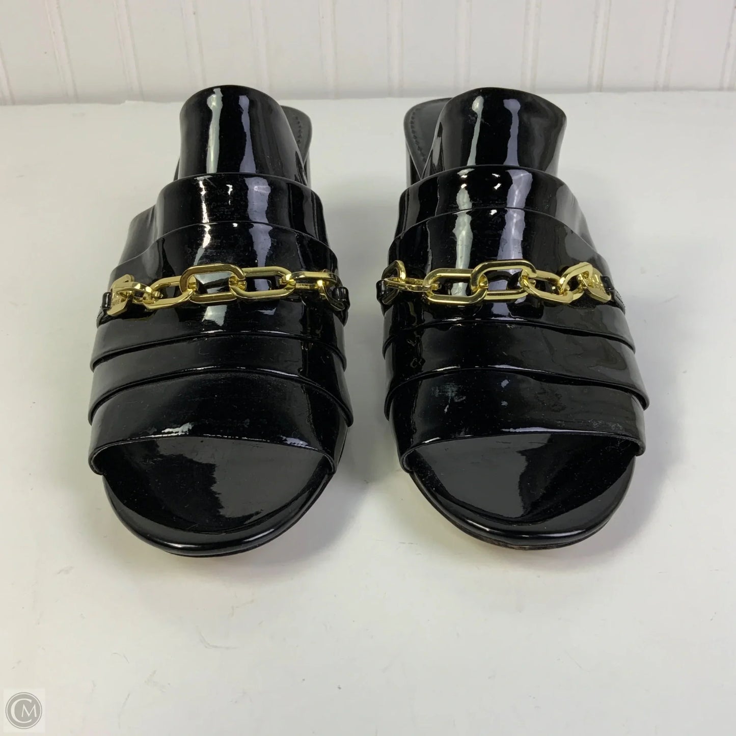 Sandals Designer By Karl Lagerfeld In Black, Size: 8.5