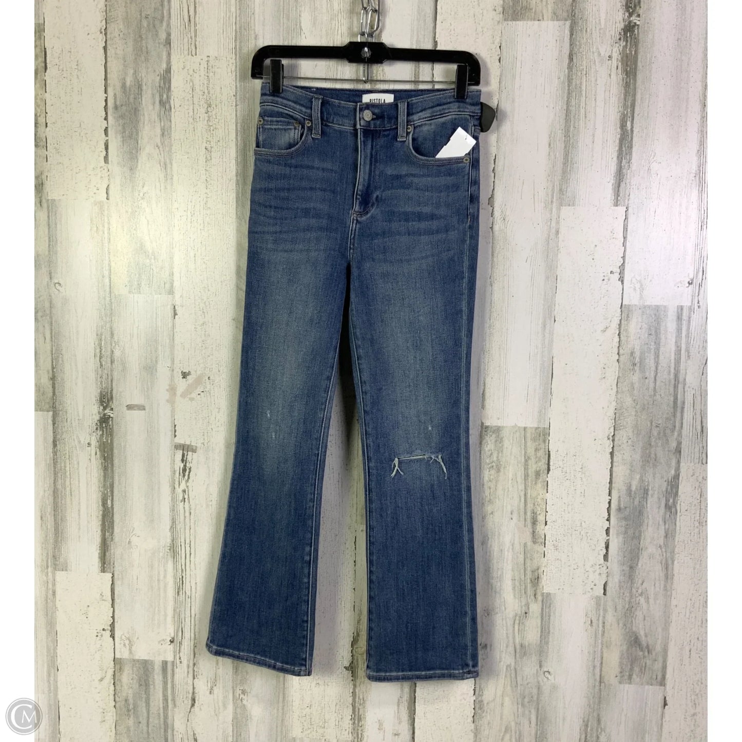Jeans Straight By Pistola In Blue Denim, Size: 0
