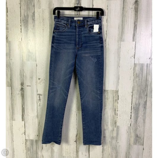 Jeans Straight By Evereve In Blue Denim, Size: 0