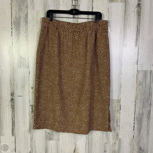Skirt Midi By J. Crew In Brown, Size: 12