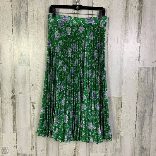 Skirt Midi By J. Crew In Green, Size: 8