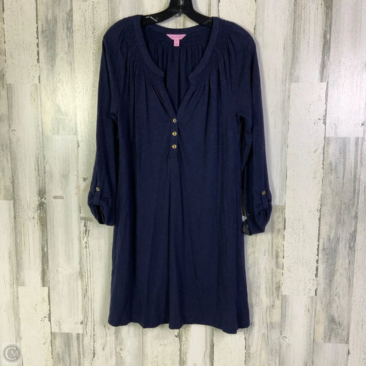 Dress Designer By Lilly Pulitzer In Navy, Size: M