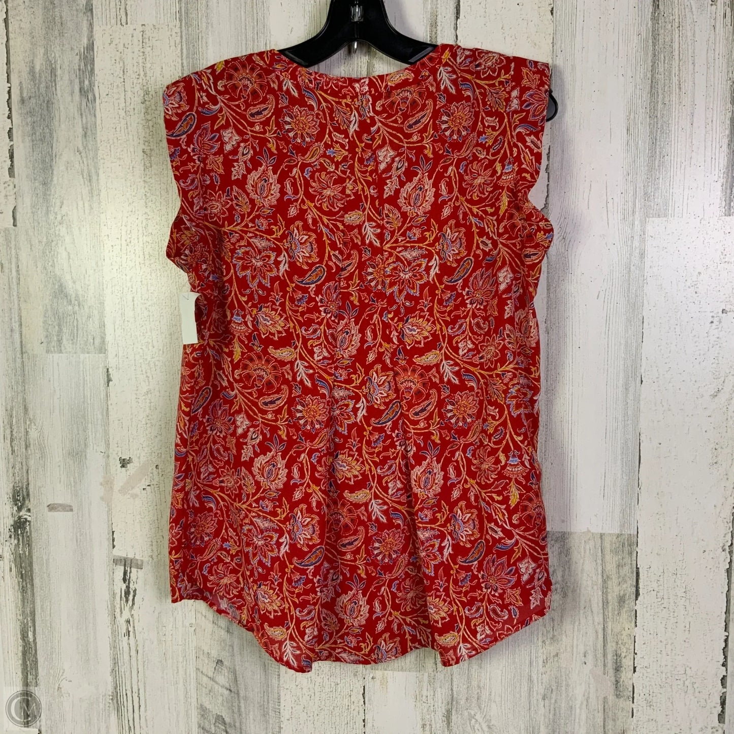Top Sleeveless By Pleione In Red, Size: S