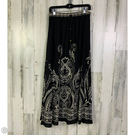 Skirt Maxi By Westport In Black & Cream, Size: 8