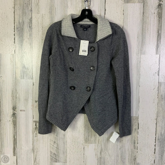 Sweater Cardigan By Banana Republic In Grey, Size: S