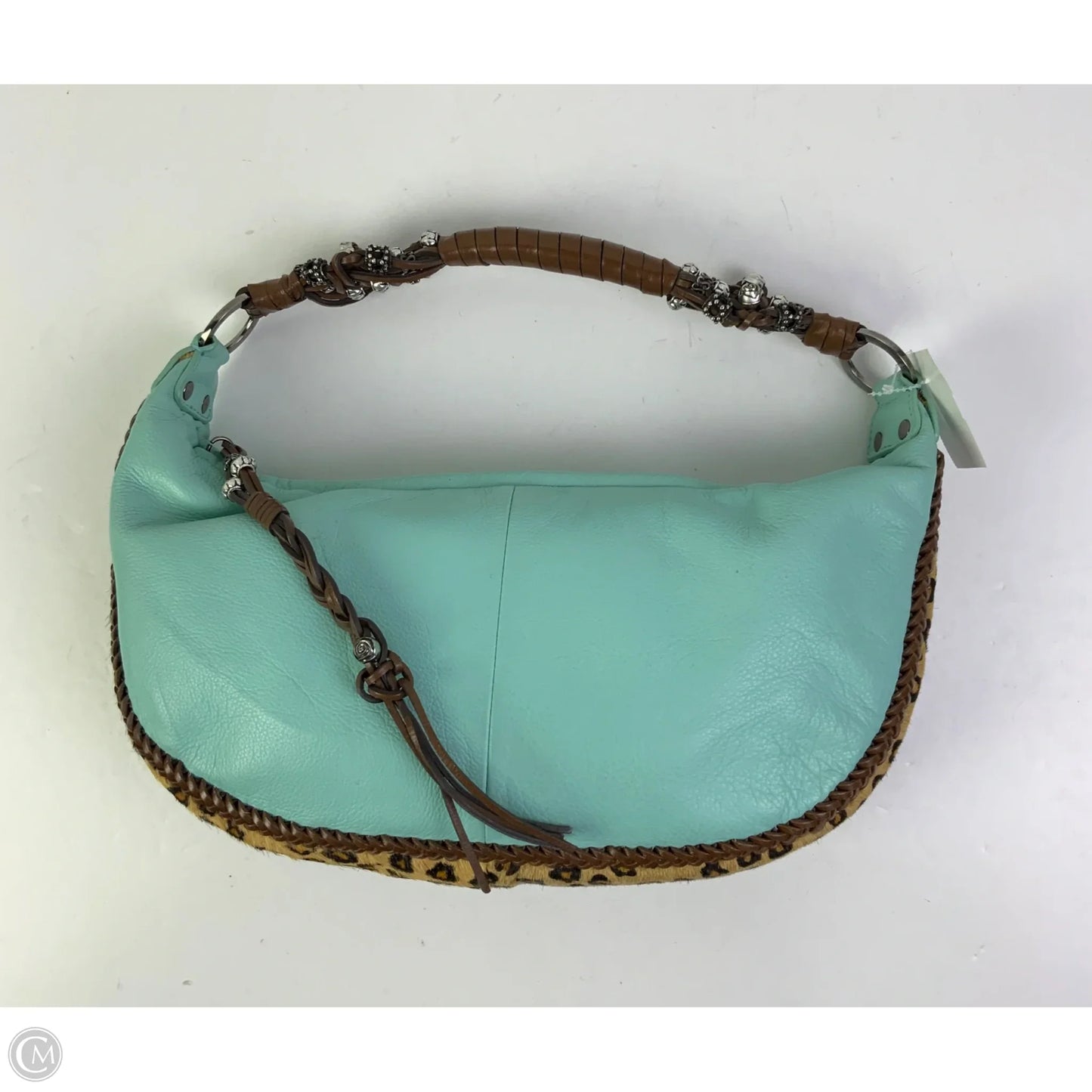 Handbag Leather By Clothes Mentor, Size: Medium