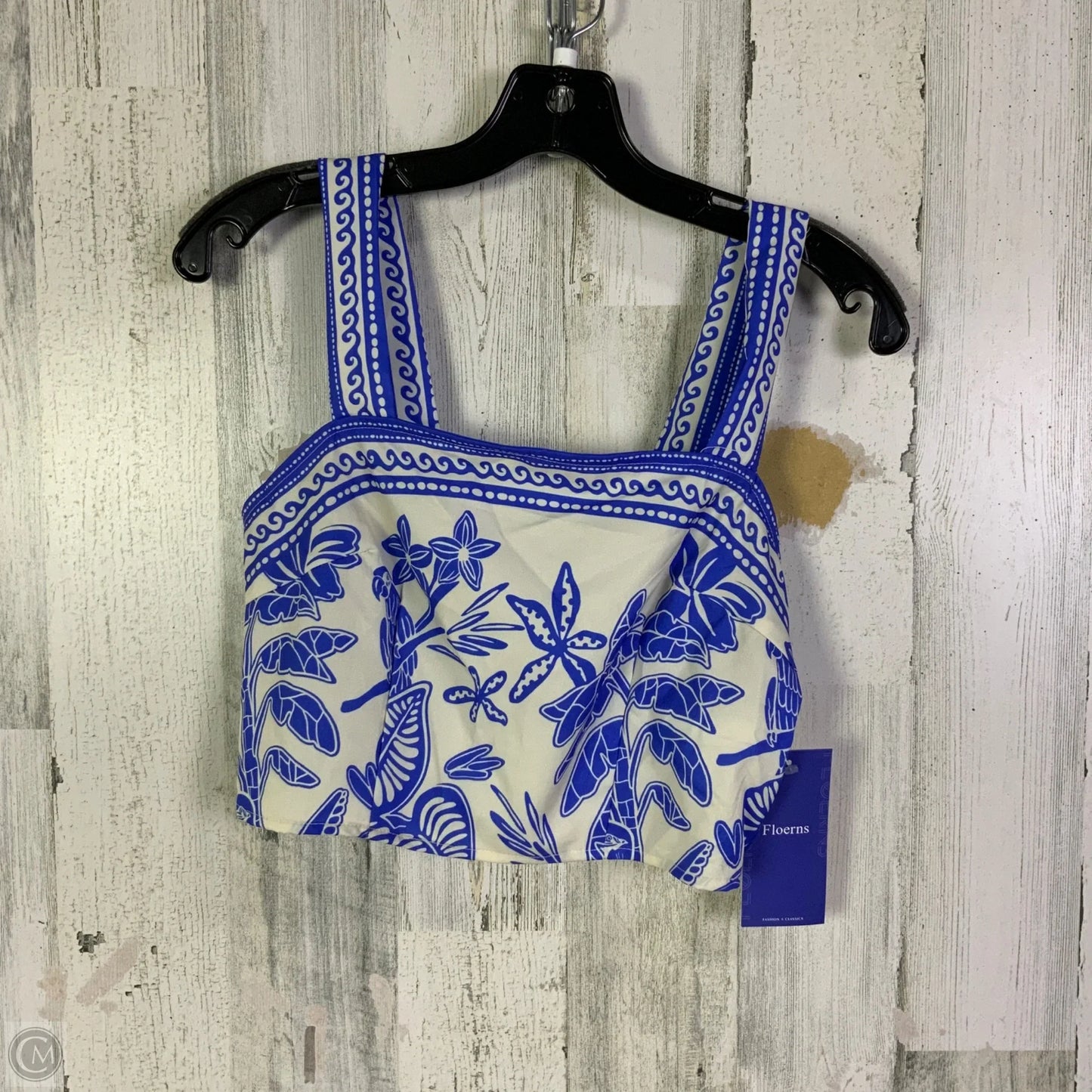 Skirt Set 2pc By Clothes Mentor In Blue & White, Size: S