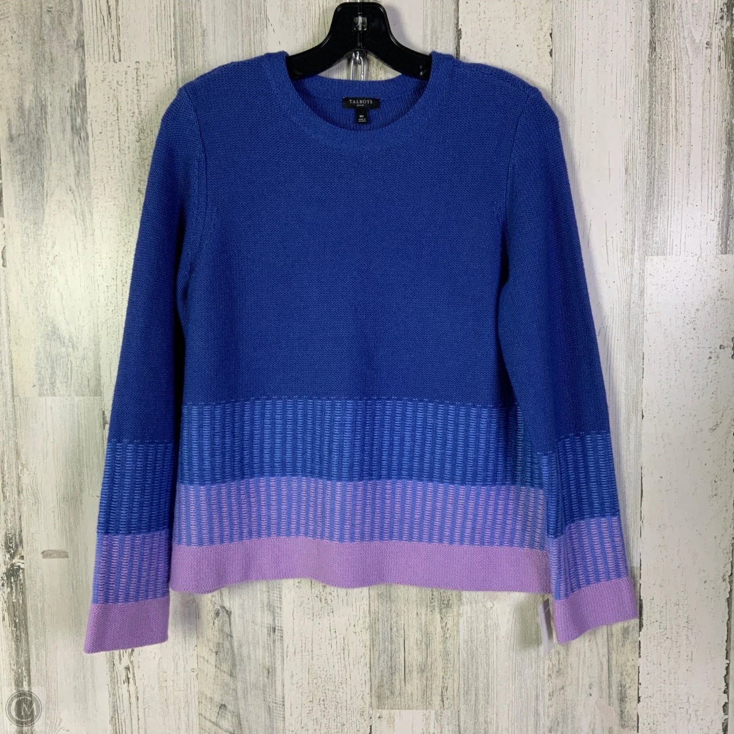 Sweater By Talbots In Blue, Size: Mp