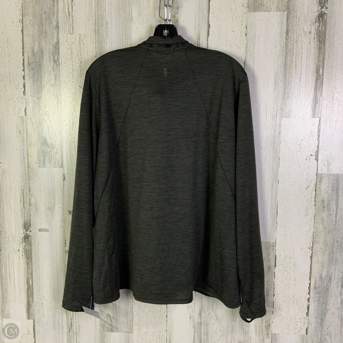 Athletic Top Long Sleeve Hoodie By Rei In Grey, Size: 2x